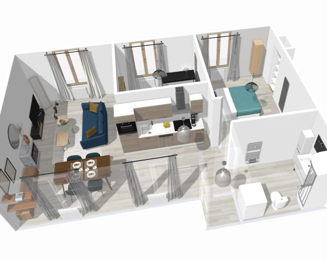 Artsmalt *Ideal Pro * Proche Commerces * 2 Chambres * Tout Confort Montlucon Exterior photo